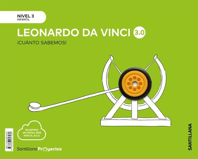 CUANTO SABEMOS 3,0 3 LEONARDO DA VINCI 5AÑOS 20 | AA,VV | 9788468057989 (Santillana) Imagen principal del producto