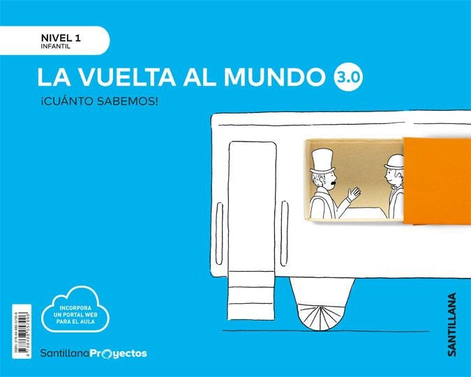 CUANTO SABEMOS 3,0 1 LA VUELTA AL MUNDO 3AÑOS 20 | Varios Autores | 9788468057996 (Santillana) Imagen principal del producto