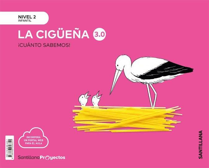 CUANTO SABEMOS 3,0 2 LA CIGUEÑA 4AÑOS 20 | AA,VV | 9788468058351 (Santillana)