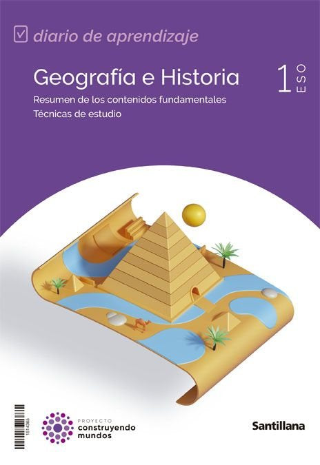Geografía Historia 1º ESO Aragón 23 Construyendo Mundos (Santillana) - 9788468058665
