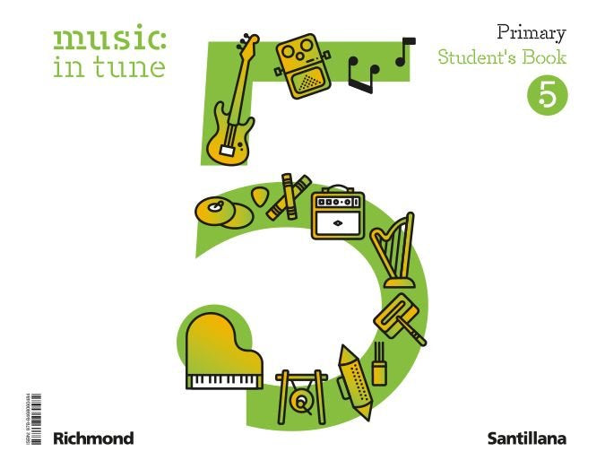 MUSIC IN TUNE 5 PRIMARY STUDENT'S BOOK | Varios autores | 9788468060484 (Santillana) Imagen principal del producto