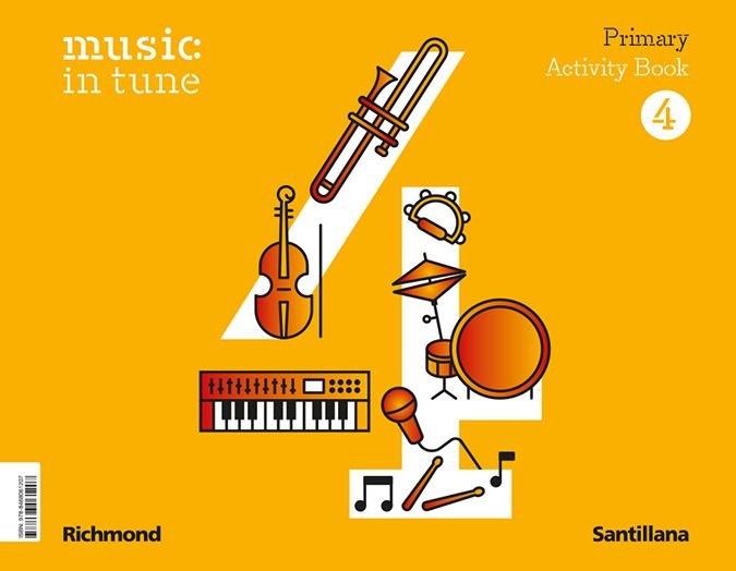 MUSIC IN TUNE 4 PRIMARY ACTIVITY BOOK | Varios autores | 9788468061207 (Santillana) Imagen principal del producto