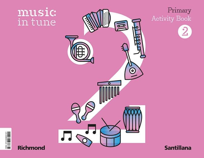 MUSIC 2º de Primaria WB 23 IN TUNE | AA,VV | 9788468061221 (Santillana) Imagen principal del producto