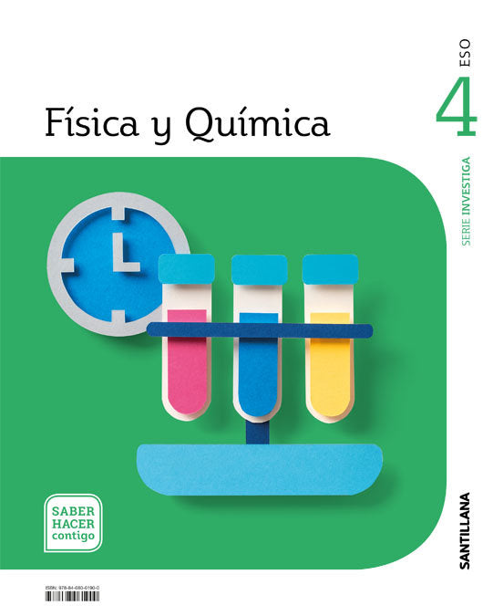 Física Química 4º ESO Inves, ARA/RIO/NAV/21 Shc (Santillana) - 9788468061900