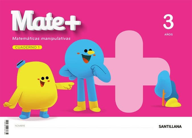 MATE+ MATEMATICAS CUADERNO 3AÑOS 21 TALLERES | Varios Autores | 9788468063911 (Santillana) Imagen principal del producto