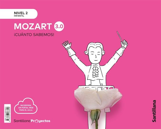 CUANTO SABEMOS 3,0 2 MOZART 4AÑOS 21 | AA,VV | 9788468066899 (Santillana) Imagen principal del producto