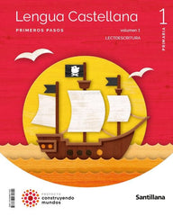 LENGUA 1oEP P,PASOS PAUTA 22 CONSTRUYENDO MUNDOS | AA,VV | 9788468071602 (Santillana)