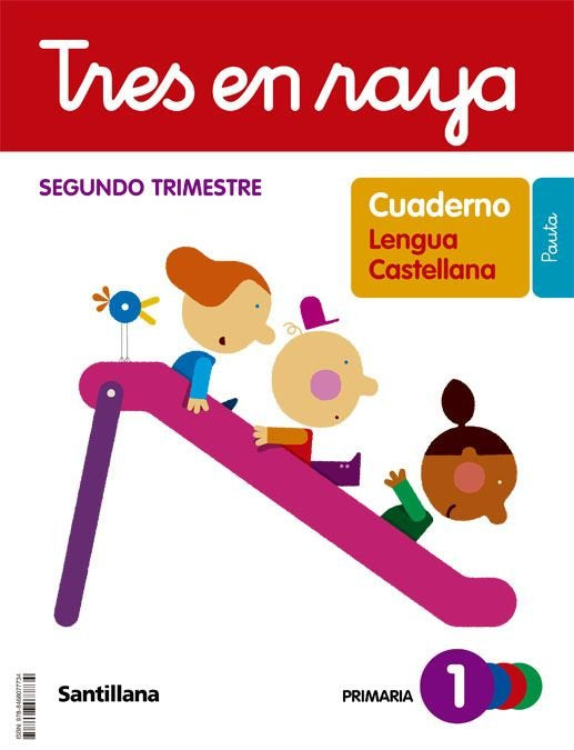 CUAD,LENGUA 2 1oEP PAUTA 22 TRES EN RAYA | AA,VV | 9788468077734 (Santillana) Imagen principal del producto
