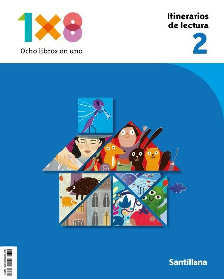 LECTURAS 2º de Primaria 1X8 23 CONSTRUYENDO MUNDOS | AA,VV | 9788468081618 (Santillana) Imagen principal del producto