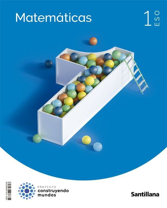 MATEMATICAS 1ºESO CONSTRUYENDO MUNDOS | Varios autores | 9788468082608 (SANTILLANA) Imagen principal del producto