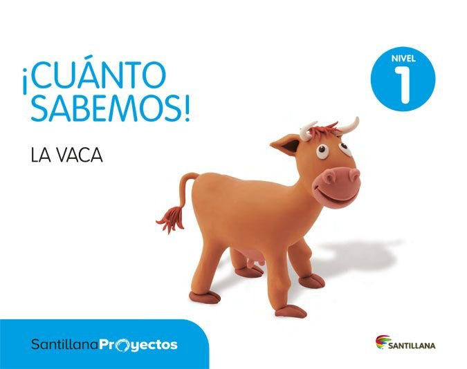 CUANTO SABEMOS 1 LA VACA 3AÑOS 14 SANVAR03EI | Varios Autores | 9788468087887 (Santillana)