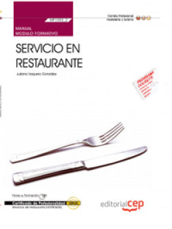 Manual Servicio en restaurante (MF1052_2) Certificados profesionalidad Servicios restaurante (HOTR06 Imagen principal del producto