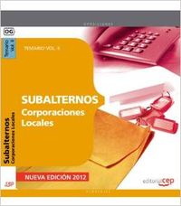 II.Subalternos Corporaciones Locales Imagen principal del producto