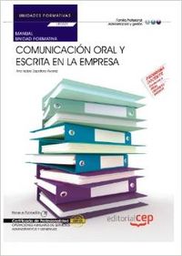 Manual Comunicacion oral y escrita en empresa (UF0521/MF0970_1) Certificados profesionalidad Operaci