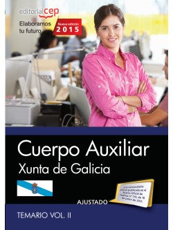 Cuerpo auxiliar Xunta Galicia temario Imagen principal del producto