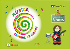 ESPIRAL MAGICA, MUSICA 5-6 ANYS BALEARS | PEREZ CALAFELL, MATILDE | 9788468200163 (Vicens Vives)
