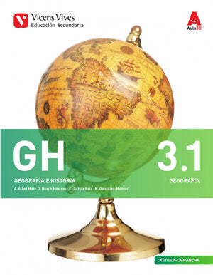 Geografía Historia 3º ESO 3, 1/3, 2 C, Mancha 16 AUL3DVICCSO33ES (Vicens Vives) - 9788468209043
