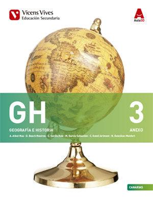 Geografía Historia 3º ESO 3, 1/3, 2/3, 3 Canarias 16 VICCSO33ES (Vicens Vives) - 9788468209098
