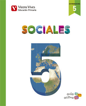 Ciencias Sociales 5º EP Extremadura 16 Aula Activa (Vicens Vives) - 9788468215129