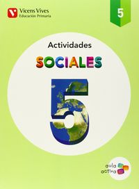 Cuaderno Ciencias Sociales 5º EP 14 Aula Act, VICCSO15E (Vicens Vives) - 9788468215198