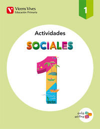 Cuaderno Ciencias Sociales 1º EP 14 Aula Acti, VICCSO11E (Vicens Vives) - 9788468220352