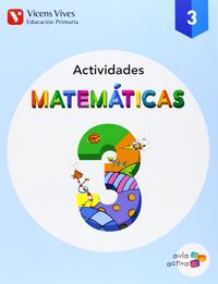 Cuaderno Matemáticas 3º EP 3, 1-3, 2-3, 3 14 Aula VICMAT13E (Vicens Vives) - 9788468220512