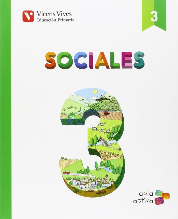 Ciencias Sociales 3º EP Aragón Aula Activa 16 (Vicens Vives) - 9788468220567
