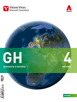 Geografía Historia 4º ESO Navarra 16 Aula 3D (Vicens Vives) - 9788468221335