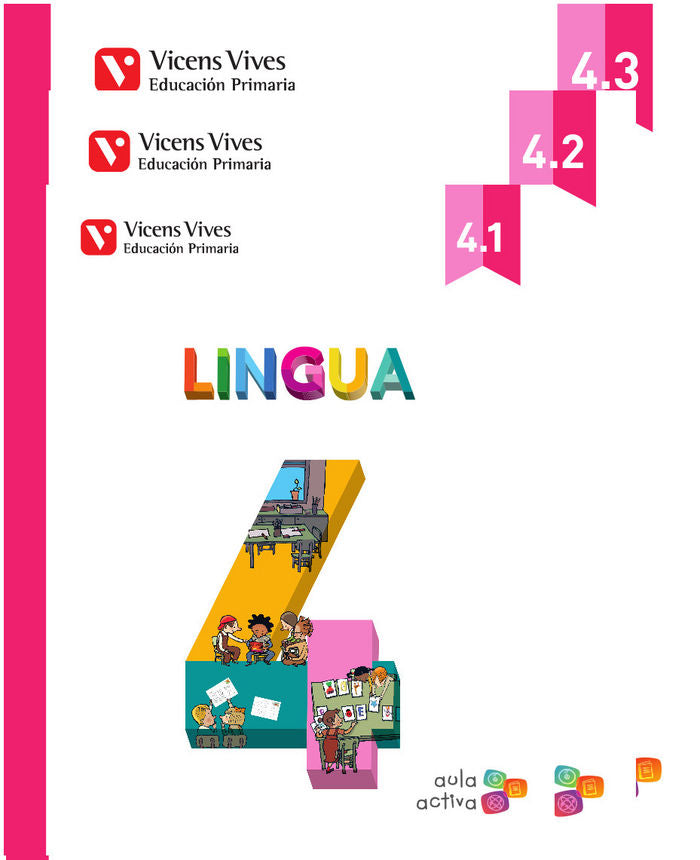 Lingua 4º EP Trimestres Galicia 15 Aula Activa (Vicens Vives) - 9788468228679