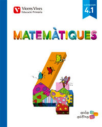 Matemàtiques 4 (4, 1-4, 2-4, 3) Balears Aula Activa (Vicens Vives) - 9788468228853