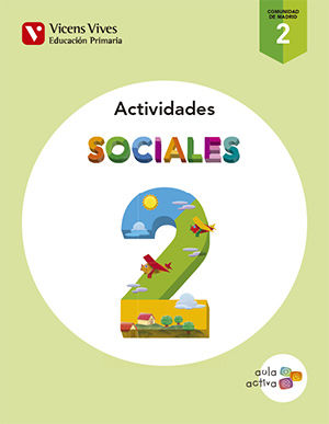 Cuaderno Sociales 2º EP Madrid 15 Aula Activa (Vicens Vives) - 9788468229607