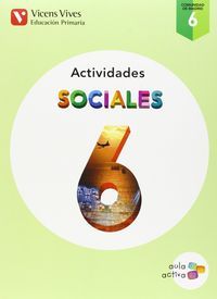 Cuaderno Sociales 6º EP Madrid 15 Aula Activa VICCSO16EP (Vicens Vives) - 9788468229720