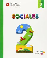 Sociales 2º EP Trimestres Andalucía 15 Aula Activa VICCSO12EP (Vicens Vives) - 9788468230719