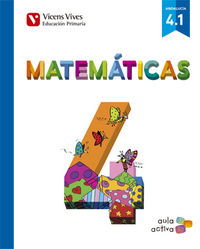Matemáticas 4º EP Trimest, Andalucía 15 Aula Activa VICMAT14EP (Vicens Vives) - 9788468230771