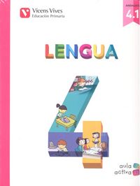 Lengua 4º EP Trimestres Andalucía 15 Aula Activa VICLEN14EP (Vicens Vives) - 9788468230788