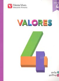Valores 4º EP Andalucía Aula Activa 15 VICETI14EP (Vicens Vives) - 9788468230818