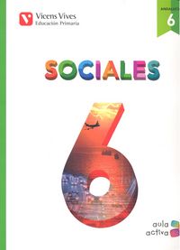 Sociales 6º EP Trimestres Andalucía 15 Aula Activa VICCSO16EP (Vicens Vives) - 9788468230849