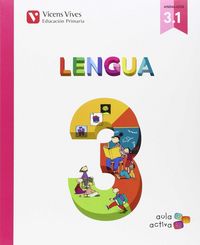 Lengua 3º EP Trimestres Andalucía 15 Aula Activa VICLEN13EP (Vicens Vives) - 9788468231327