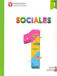Sociales 1º EP Trimestres Andalucía 15 Aula Activa VICCSO11EP (Vicens Vives) - 9788468231372