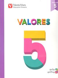 Valores 5º EP Andalucía Aula Activa 15 VICETI15EP (Vicens Vives) - 9788468231464