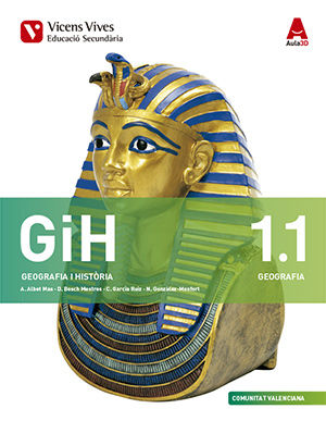 Quadern Geografía Historia 1º ESO Valencia 15 Aula 3D (Vicens Vives) - 9788468232867