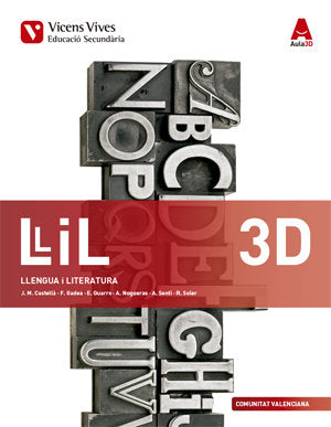 Quadern Llengua 3º ESO Valencia 15 Diversitat Aula 3D (Vicens Vives) - 9788468232935