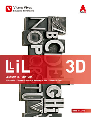Quadern Llengua 3º ESO Baleares 16 Diversitat Aula 3D (Vicens Vives) - 9788468232942