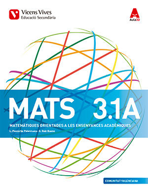 Matemàtiques 3º ESO CCNN Valencia 15 Aula 3D (Vicens Vives) - 9788468234618