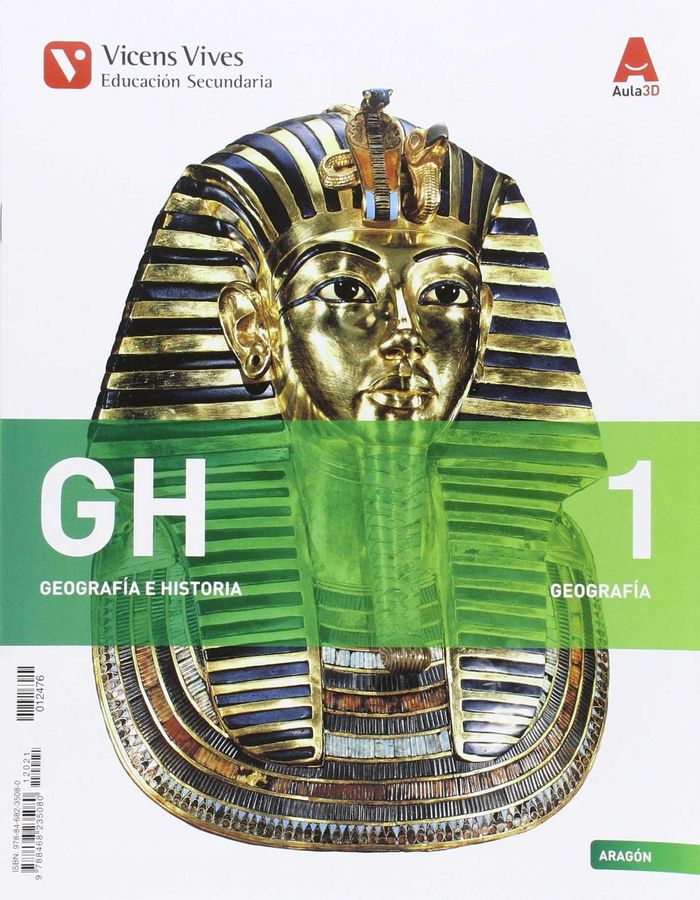 Geografía Historia 1º ESO 1, 1/1, 2 Aragón 16 Aul, 3D VICCSO31ES (Vicens Vives) - 9788468235080