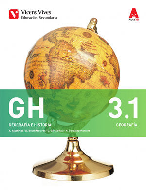 Geografía Historia 3º ESO 3, 1/3, 2 Aragón 16 Aul 3D VICCSO33ES (Vicens Vives) - 9788468235547