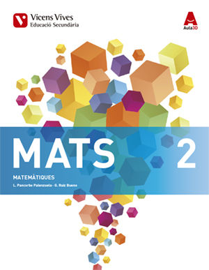 Matemàtiques 2º ESO Cataluña 16 Aula 3D (Vicens Vives) - 9788468235899
