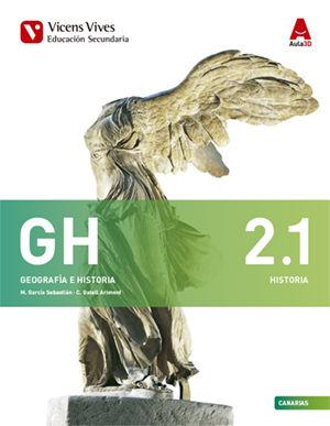 Geografía Historia 2º ESO Canarias 2, 1/2, 2 Aula 3D 16 (Vicens Vives) - 9788468236506