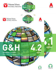 Geography and History 4º ESO 4, 1/4, 2 CD 16 Aula 3D (Vicens Vives) - 9788468238227
