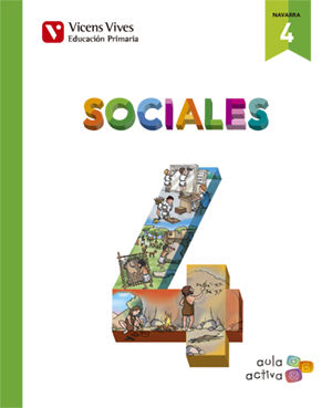 Ciencias Sociales 4º EP Navarra 16 Aula Activa (Vicens Vives) - 9788468238326